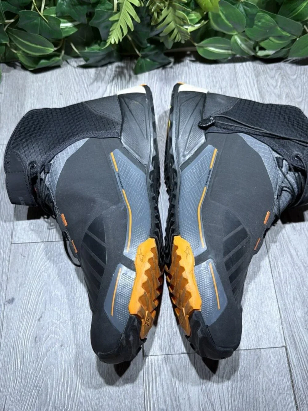 MENS ALPINESTARS CR-X DRYSTAR RIDING SHOES BLACK HONDA EDITION DIRTBIKE 12 EUC